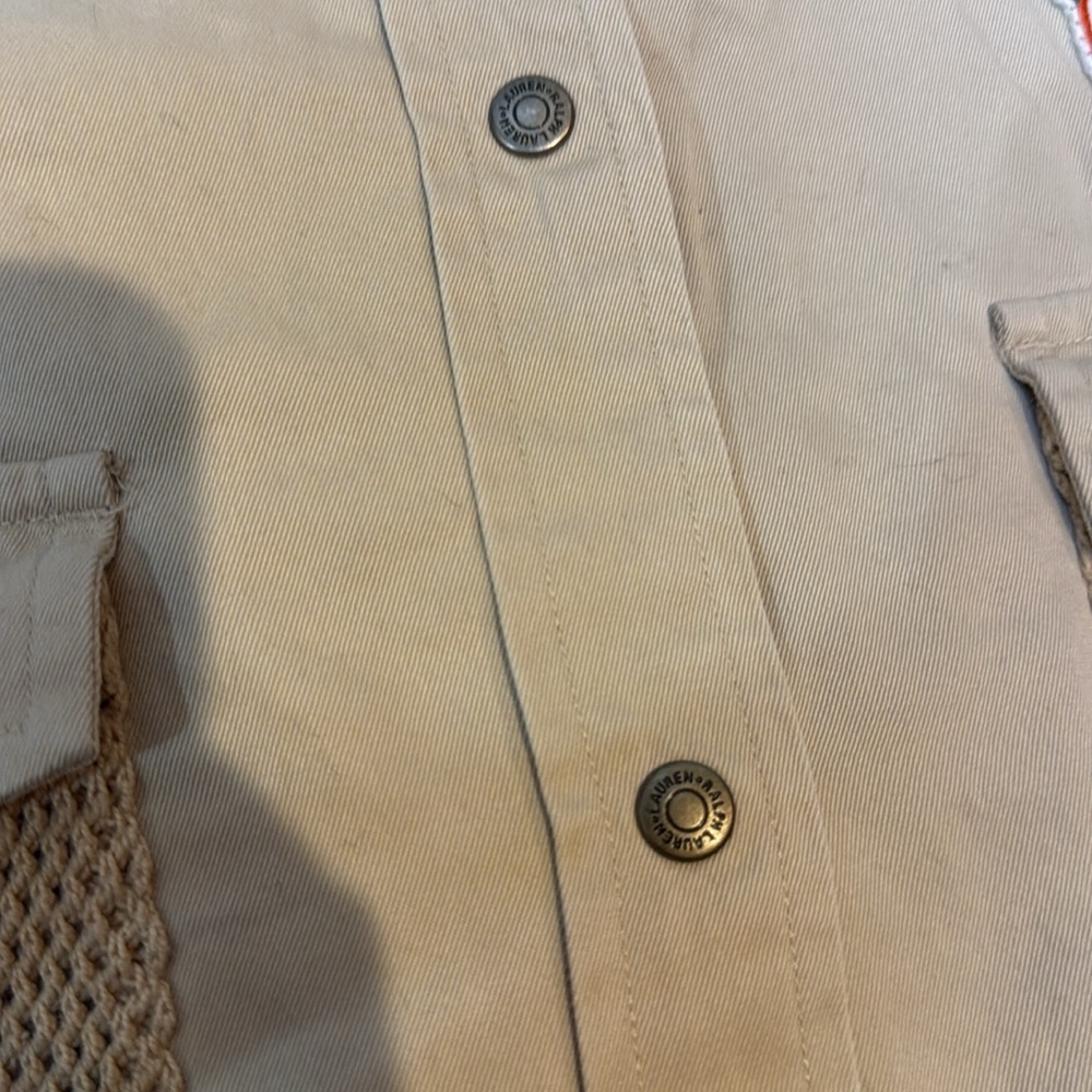 Very nice Ralph Lauren safari style M has added patches Africa and Range Rover - Picture 7 of 12